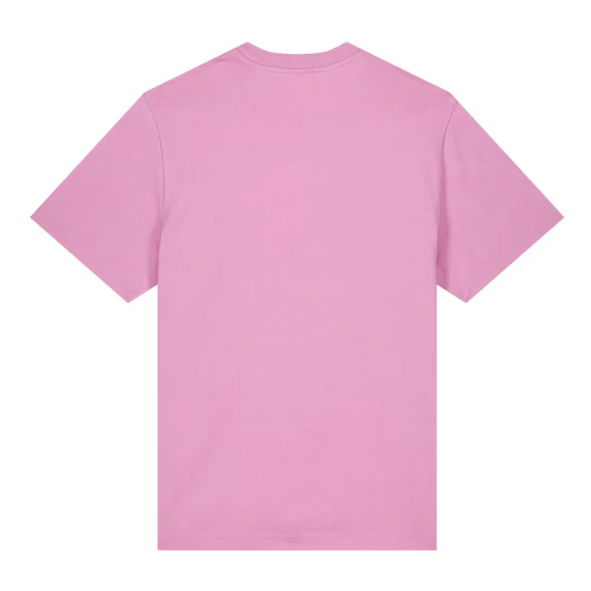Besticktes T-Shirt mit 0201-Vorwahl in Pink